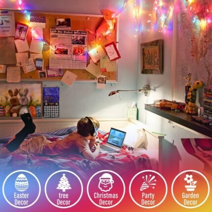 Party Decoration – Single-Color String Series LED Rice Lights
