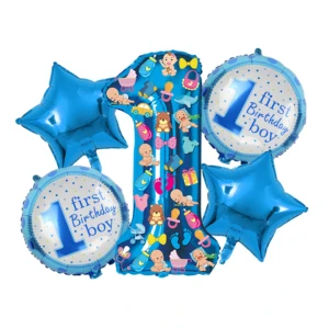 Blue with Print