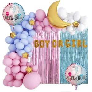 Party Decoration – Boy or Girl Gender Reveal Combo Decoration Set