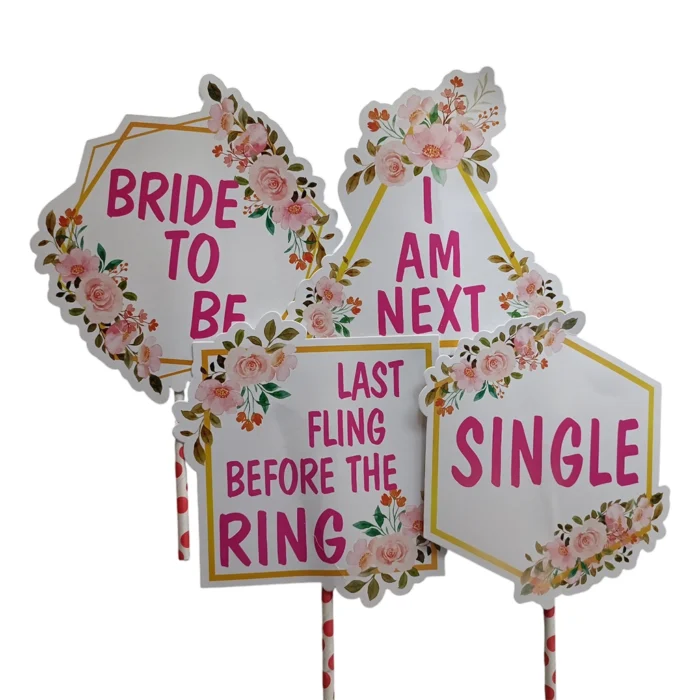 Party Decoration – Bride to Be Party Props Set
