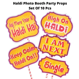 Party Decoration – Haldi Ceremony Party Props Set