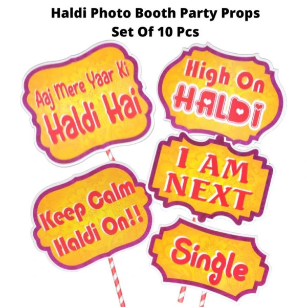 Party Decoration – Haldi Ceremony Party Props Set