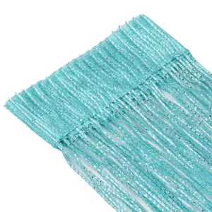 Turquoise Blue Curtain