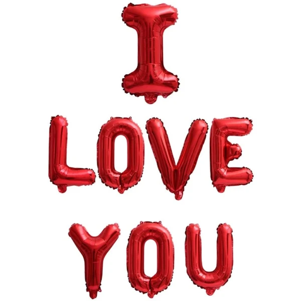 Party Decoration – I Love You Foil Balloon