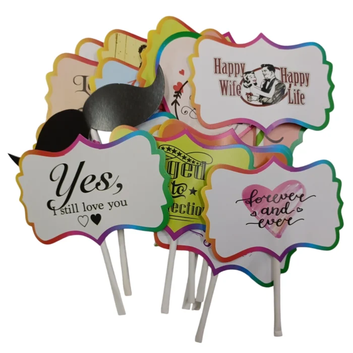 Party Decoration – Photo Props for Anniversary Sary Celebrations