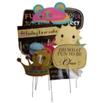 Party Decoration – Photo Props for First /1st Birthday Celebrations