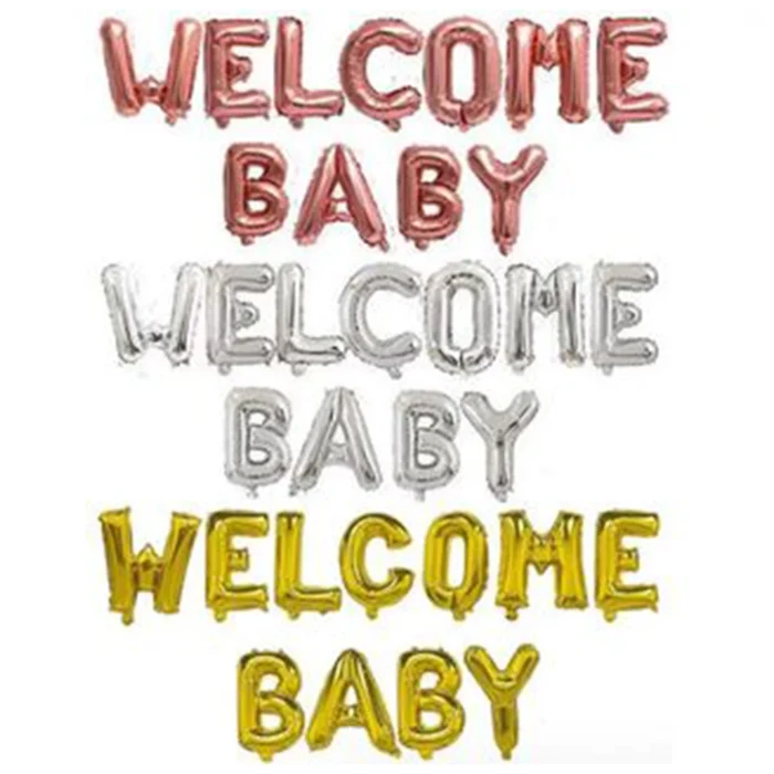 Party Decoration – Welcome Baby Foil Balloon