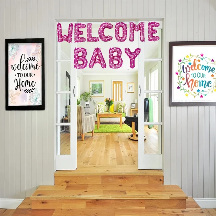 Party Decoration – Welcome Baby Foil Balloon