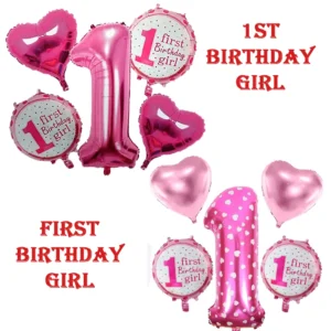Party Decoration – 1st First Birthday Girl