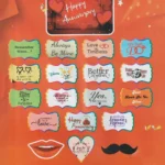 Party Decoration – Photo Props for Anniversary Sary Celebrations