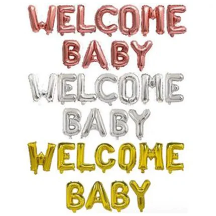 Party Decoration – Welcome Baby Foil Balloon