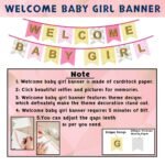 Party Decoration – Welcome Baby Girl Decoration Set