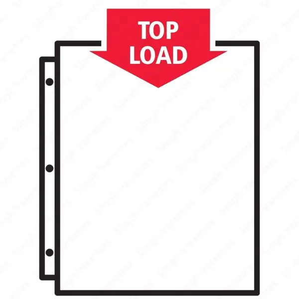 A4 Size Transparent U-Folder Sleeves