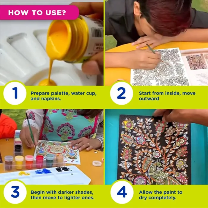 Pidilite Fevicryl DIY Art of India Kalamkari Art Kit