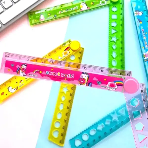Plastic Folding Ruler Scale