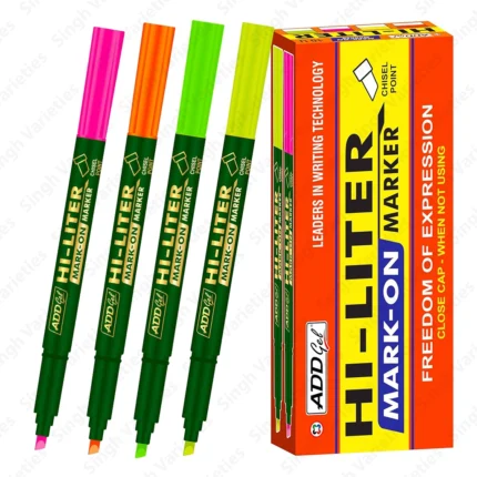 Add Gel Mark-On Hi-Liter Highlighter Marker Pen