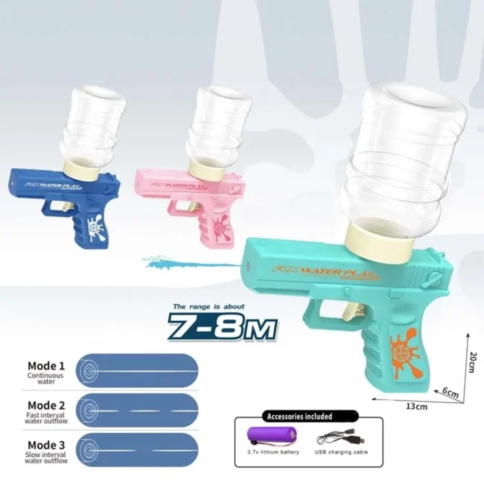 111 Mini High-Pressure Holi Pichkari Electric Water Gun