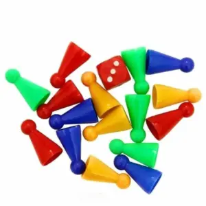 Ludo Pawns & Dice Pack