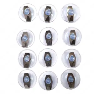 Round Plain Regular Vacuum Glass Kadi Hook
