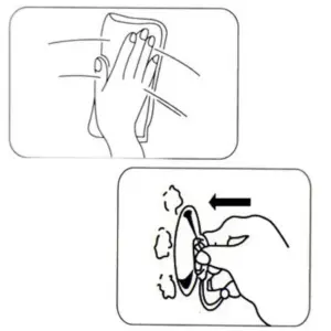 Round Plain Regular Vacuum Glass Kadi Hook