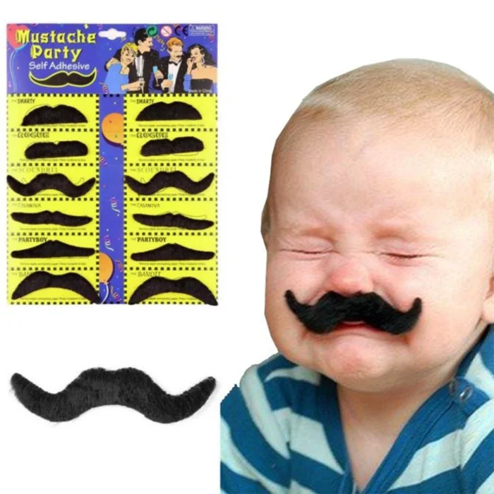 Self-Adhesive Fake Mustache Party Set
