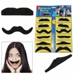 Self-Adhesive Fake Mustache Party Set