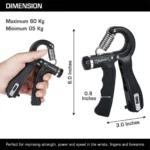 Adjustable Hand Gripper with Counter – 10-60kg