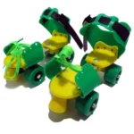 Plastic Multicolor Dry Skates with Front Brakes