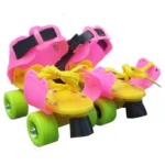 Plastic Multicolor Dry Skates with Front Brakes