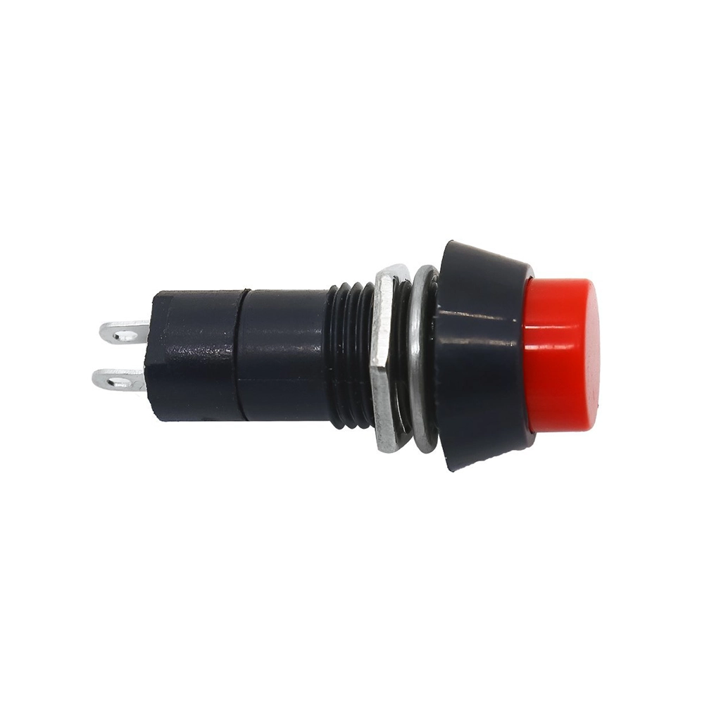 Project - Red Push Button 2-Pin SPST On-Off Switch