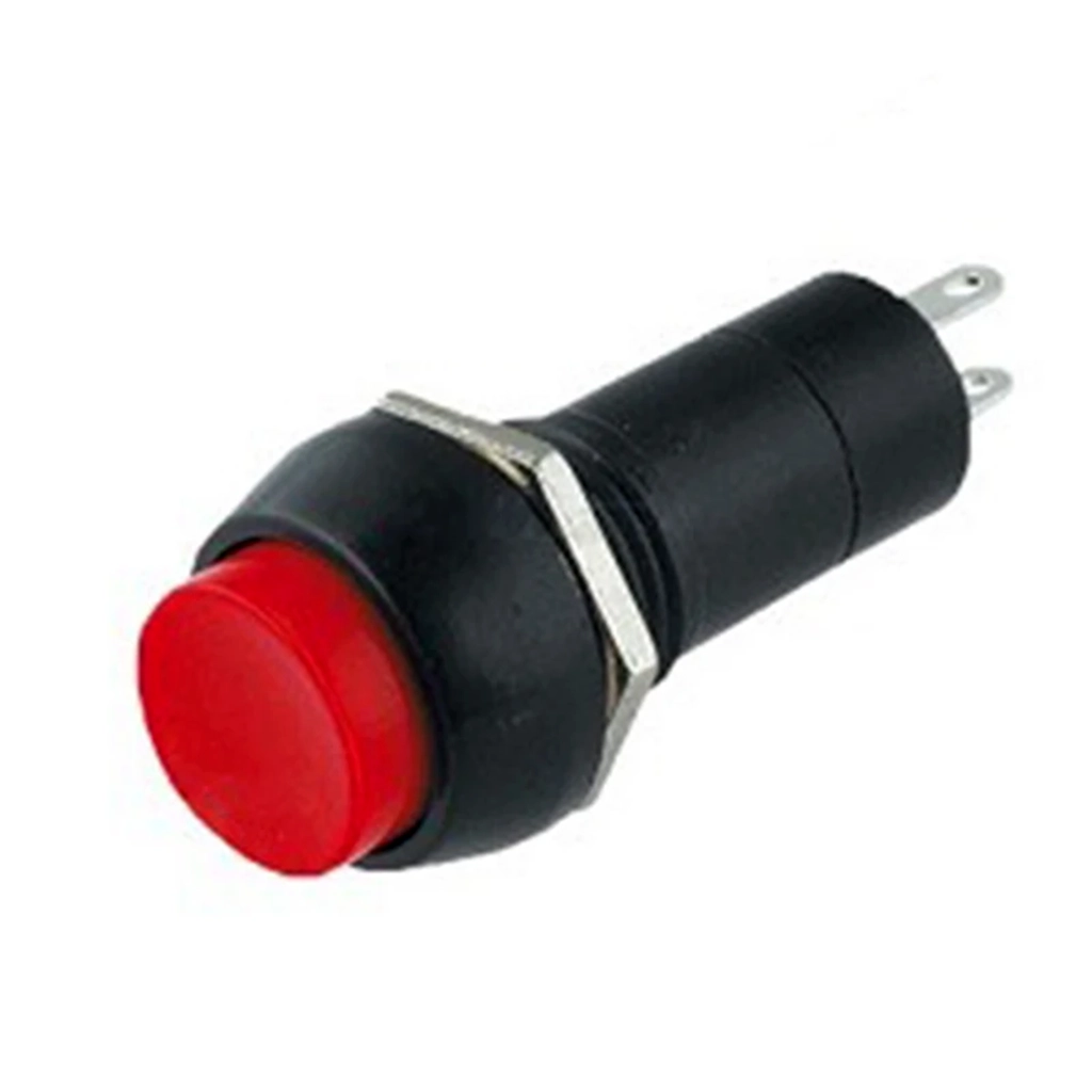 Project - Red Push Button 2-Pin SPST On-Off Switch