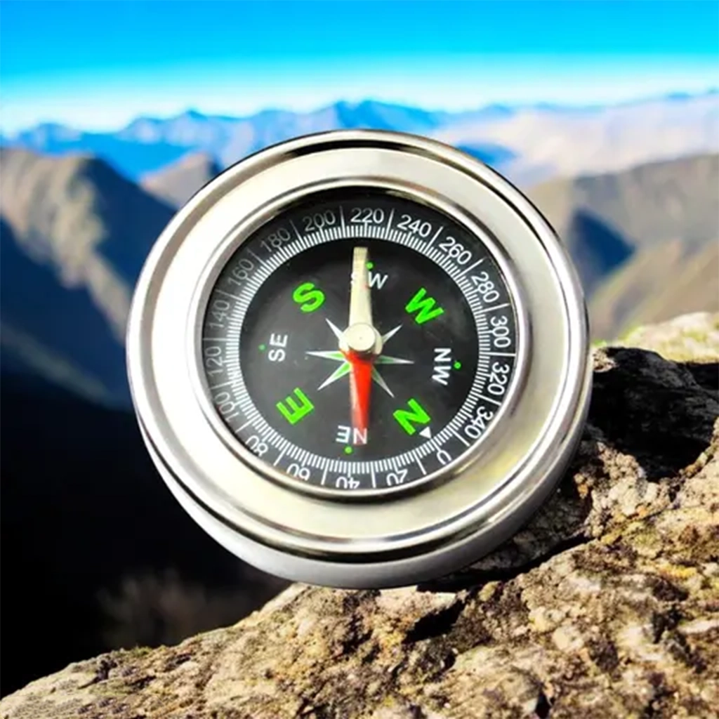 Stainless Steel Directional Magnetic Compass Precision