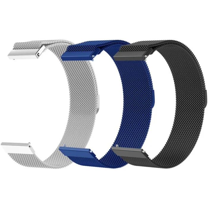 Magnetic Loop Watch Strap – Adjustable Stainless Steel Mesh Band for Smartwatches and Traditional Watches, Comfortable and Secure Fit - Image 2