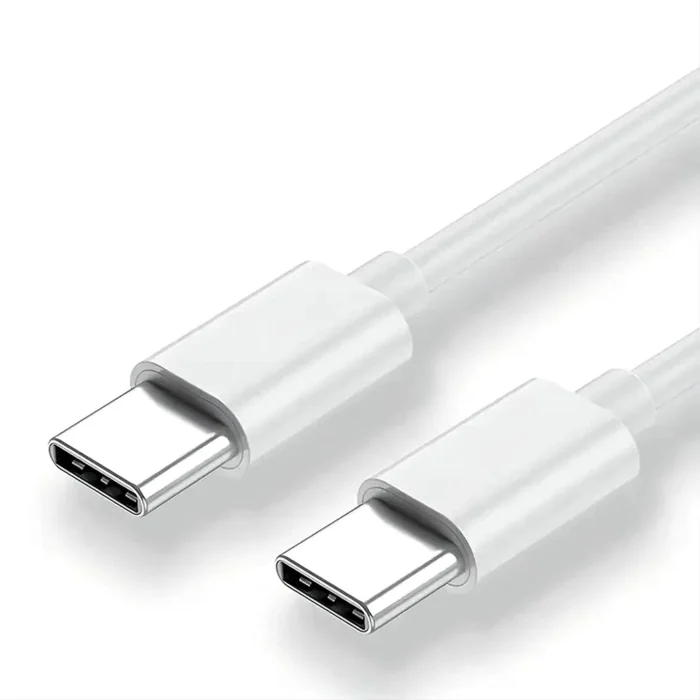 USB Type-C to Type-C Fast Charging Cable – 65W/3.26A Power Delivery, 1 Meter, Compatible with Honor 60, Samsung Galaxy M33/M53/M51/S20 Ultra/A71/A53/A51, Laptops & PCs - Image 1