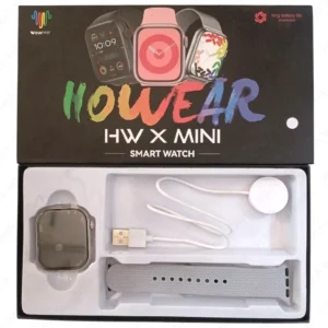 Howear HW X Mini Smartwatch – Compact Bluetooth Smartwatch with Heart Rate Monitor, Fitness Tracking, Notifications & More – Lightweight Wearable for Android & iOS All Accessories