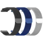 Magnetic Loop Watch Strap – Adjustable Stainless Steel Mesh Band for Smartwatches and Traditional Watches, Comfortable and Secure Fit