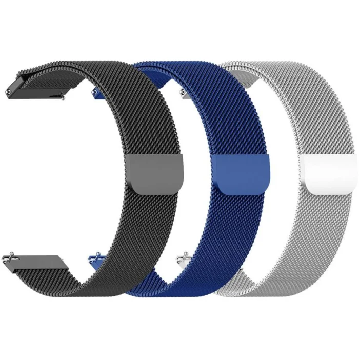 Magnetic Loop Watch Strap – Adjustable Stainless Steel Mesh Band for Smartwatches and Traditional Watches, Comfortable and Secure Fit - Image 1