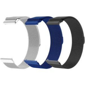 Magnetic Loop Watch Strap – Adjustable Stainless Steel Mesh Band for Smartwatches and Traditional Watches, Comfortable and Secure Fit Novelty