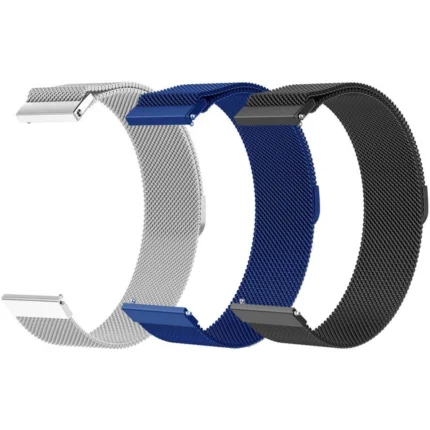 Magnetic Loop Watch Strap – Adjustable Stainless Steel Mesh Band for Smartwatches and Traditional Watches, Comfortable and Secure Fit Novelty