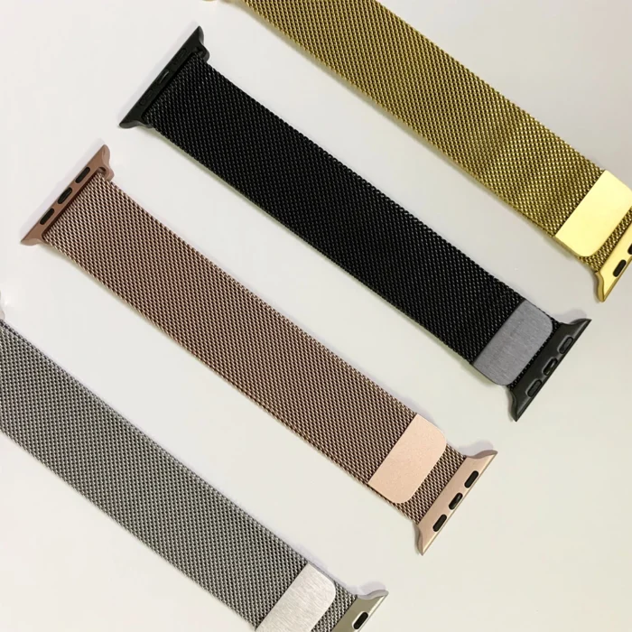 Metal Magnetic Watch Strap 42/49mm – Premium Stainless Steel Mesh Band with Secure Magnetic Closure for Smartwatches - Image 1
