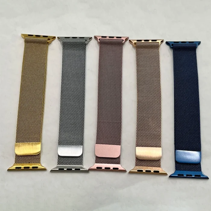 Metal Magnetic Watch Strap 42/49mm – Premium Stainless Steel Mesh Band with Secure Magnetic Closure for Smartwatches - Image 2