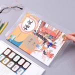 Waterproof Clear Plastic Book Cover Film – Self-Adhesive A4 Size, Thick Transparent Protective Sticker for School Textbooks, Notebooks & Office Use (Pack of 10 pcs) - Image 3