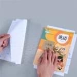 Waterproof Clear Plastic Book Cover Film – Self-Adhesive A4 Size, Thick Transparent Protective Sticker for School Textbooks, Notebooks & Office Use (Pack of 10 pcs) Book