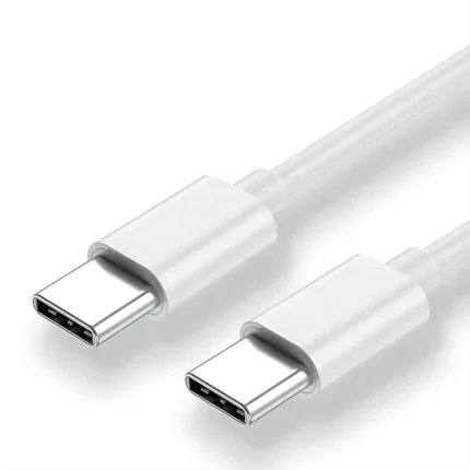 USB Type-C to Type-C Fast Charging Cable – 65W/3.26A Power Delivery, 1 Meter, Compatible with Honor 60, Samsung Galaxy M33/M53/M51/S20 Ultra/A71/A53/A51, Laptops & PCs All Accessories