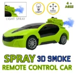 3D Spray Smoke RC Car – Remote Control Car with LED Lights & Realistic Smoke Effect | High-Speed Rechargeable Light-Up Drift Car Toy for Kids Action & RC Toys