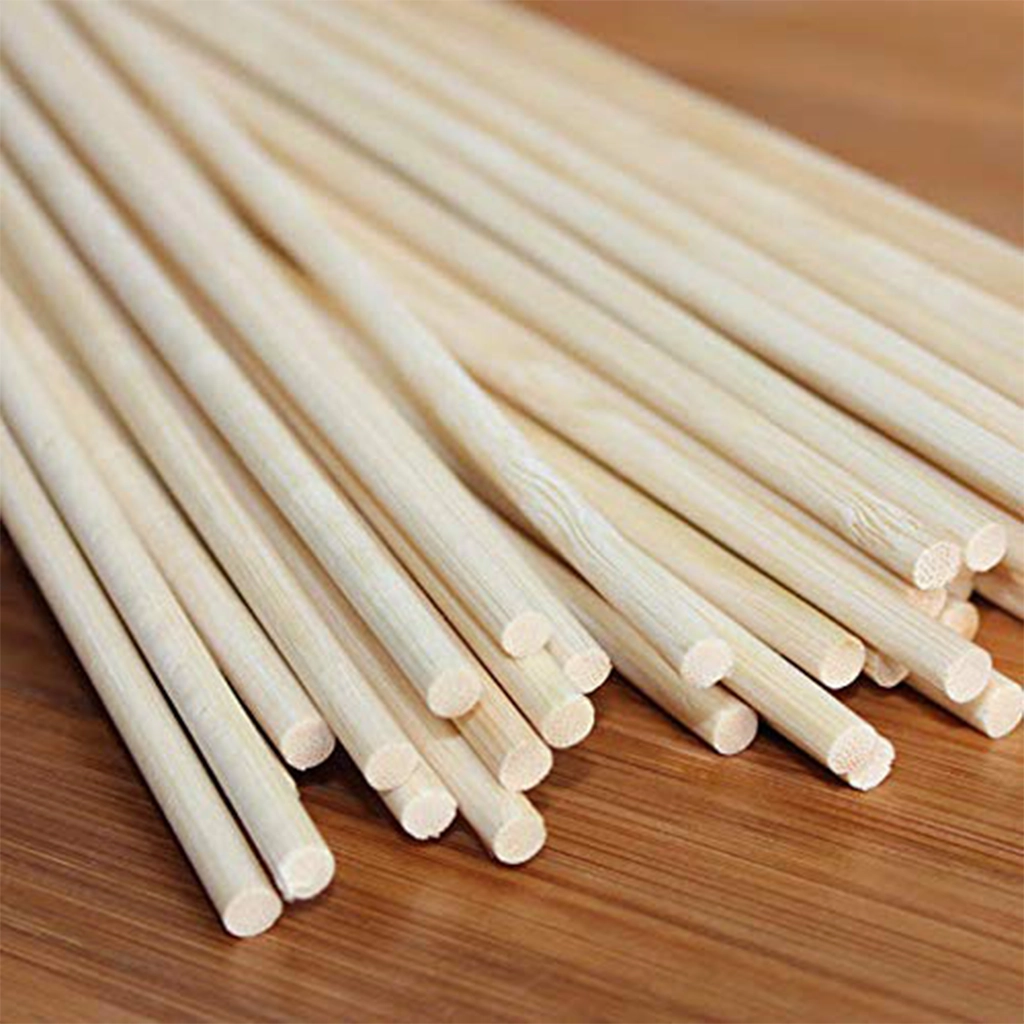 Bamboo Wood Skewer BBQ Sticks – Eco-Friendly Disposable Wooden Sticks for Barbecue, Kebabs, Fruits & Party Snacks | Food-Grade & Biodegradable Art and Craft