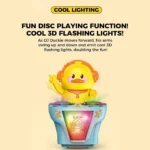 Electronic Disc DJ Duck Yellow Toy – Musical Dancing Duck with Lights & Sounds | Interactive Shaking Toy for Babies & Kids - Image 3