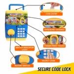 Electronic Piggy Bank ATM for Kids – Password Protected Mini Money Safe Box with Coin Slot, Note Insertion and Secret Lock Toy - Image 4