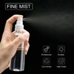 Fine Mist Spray Bottle – 100ml Refillable Mini Atomizer Bottle for Travel, Skincare, Sanitizer, Perfume & Essential Oils Bathroom Accessories