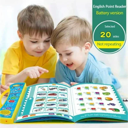 Intelligence Study English Learning Book for Kids with Sound & Music – Educational Preschool Study Book for Letters, Words and Reading Book